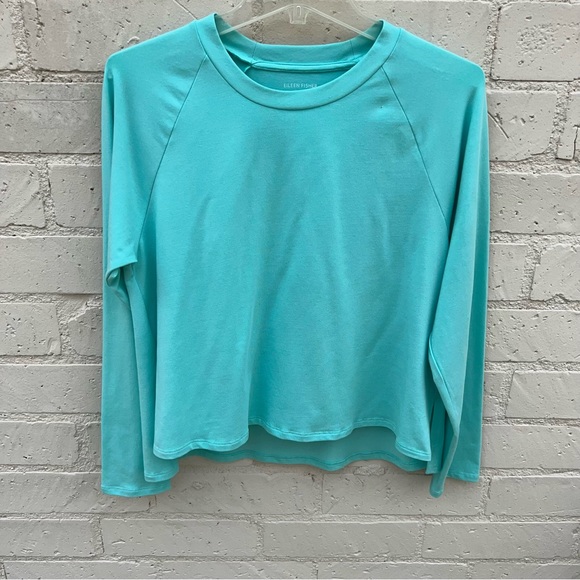 Eileen Fisher High Low Long Sleeve Crewneck NWOT - Picture 6 of 12